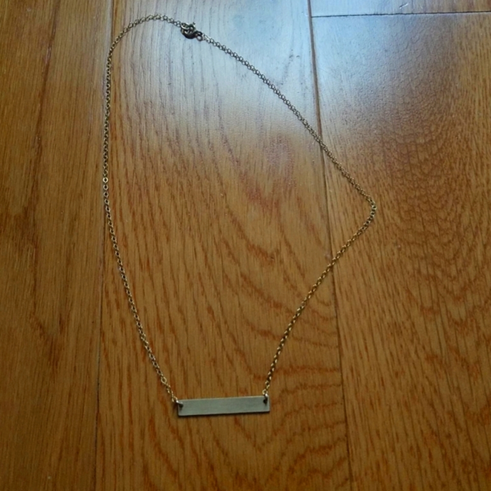 Gold Bar Necklace